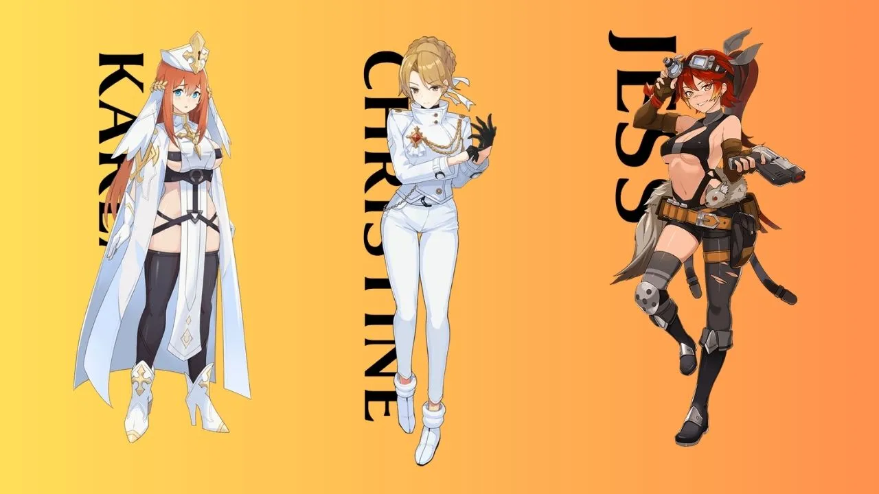 Daraku Gear Characters